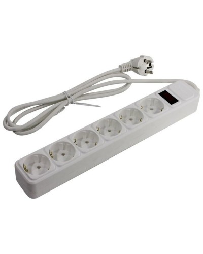SP6W-150. Сетевой фильтр 6 розеток, 5м, белый. 5bites в Архангельске