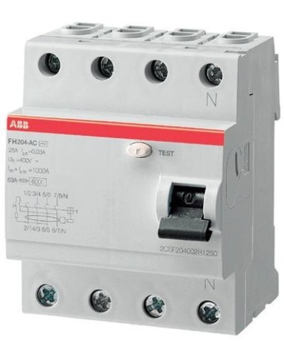 FH204 AC-40/0,03 (2CSF204004R1400). Выключатель дифференциального тока (УЗО). ABB в Архангельске