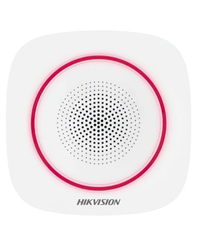 DS-PS1-II-WE(RU) Red Indicator. Оповещатель свето-звуковой радиоканальный. AX PRO Hikvision в Архангельске