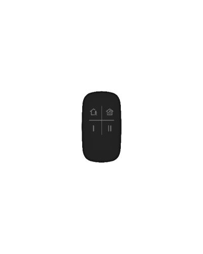 DS-PKF1-WE (цв. черный). Брелок 4-х кнопочный с обратной связью. AX PRO Hikvision в Архангельске