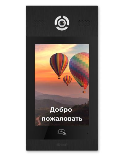 AA-14FB BLACK. Вызывная панель подъездного IP-домофона. BAS-IP в Архангельске
