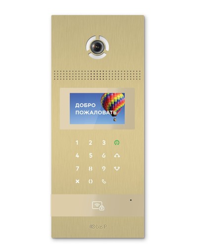 AA-12FB GOLD. Вызывная панель подъездного IP-домофона. BAS-IP в Архангельске