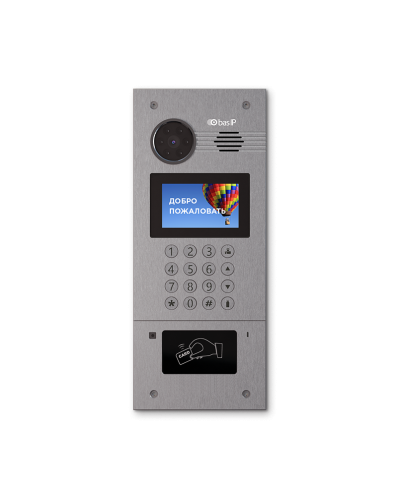 AA-07FB SILVER. Вызывная панель IP-домофона. BAS-IP в Архангельске