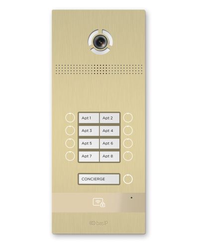 BI-08FB GOLD. Вызывная панель IP-домофона. BAS-IP в Архангельске