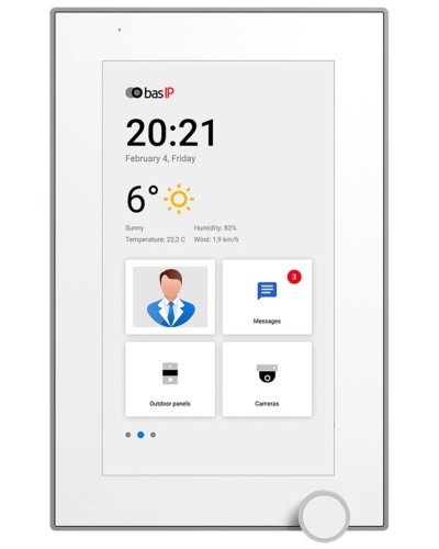 AZ-07L WHITE. Монитор IP-видеодомофона цветной. BAS-IP в Архангельске
