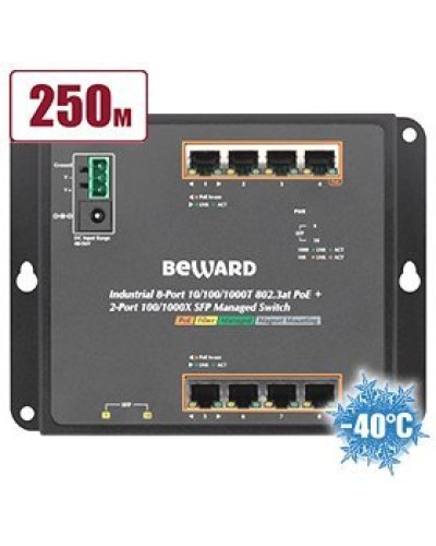 STWP-0802HP. Коммутатор 8-портовый. Beward в Архангельске