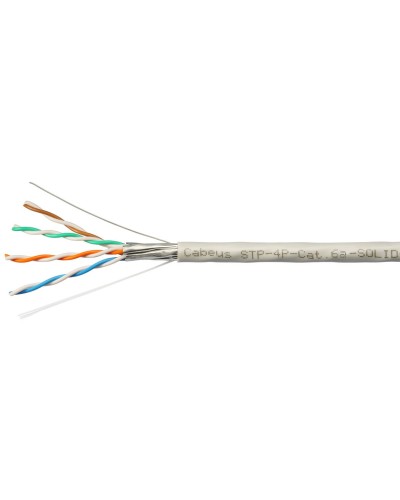 STP-4P-Cat.6a-SOLID-IN-PVC (7196c). Кабель «витая пара» (LAN) для структурированных систем связи. CABEUS в Архангельске
