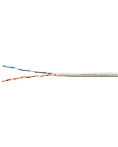 UTP-2P-Cat.5e-SOLID-LSZH-GY-LIGHT-100 (11079c-5). Кабель «витая пара» (LAN) для структурированных систем связи. CABEUS в Архангельске