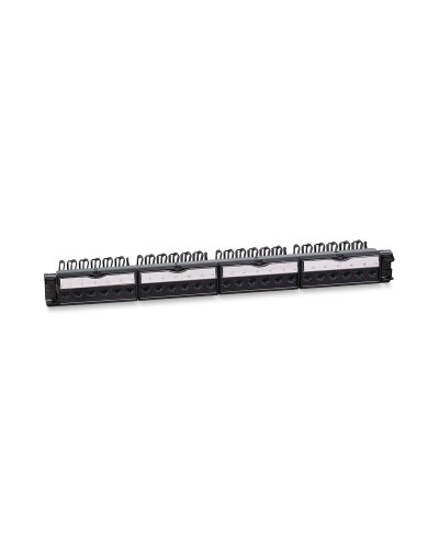 PL-24-KJ-RJ45-Cat.6a-180T (11832c): Патч-панель 19" (1U), 24 порта RJ-45, категория 6a, с задним кабельным организатором в Архангельске