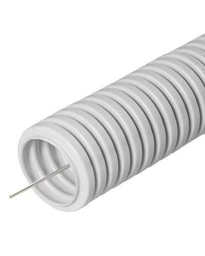 FCPL-16-PVC-100-1-GY (11227c): Труба гофрированная гибкая, лёгкая с протяжкой в Архангельске