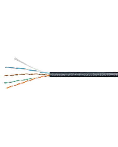 UTP-4P-Cat.5e-SOLID-LSZH-BK (9781c). Кабель «витая пара» (LAN) для структурированных систем связи. CABEUS в Архангельске