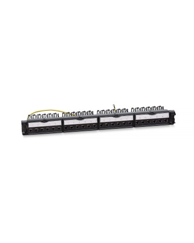 PL-24-KJ-RJ45-Cat.6a-SH-180T (11834c): Патч-панель 19" (1U), 24 порта RJ-45, категория 6a, полностью экранированная в Архангельске
