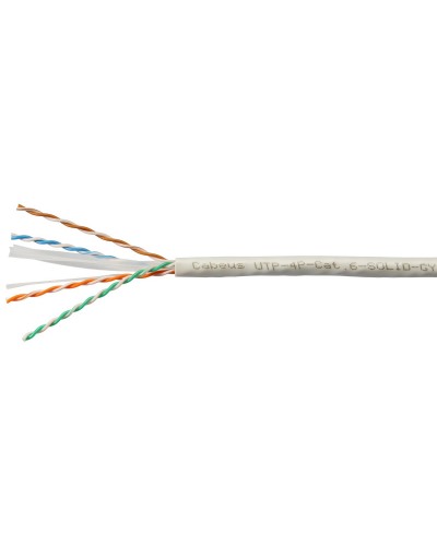 UTP-4P-Cat.6-SOLID-GY (7178c). Кабель «витая пара» (LAN) для структурированных систем связи. CABEUS в Архангельске