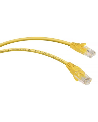 PC-UTP-RJ45-Cat.5e-1m-YL-LSZH (9497c), желтый. Патч-корд медный. CABEUS в Архангельске