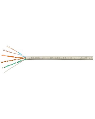 UTP-4P-Cat.5e-SOLID-GY-LIGHT (9995c). Кабель «витая пара» (LAN) для структурированных систем связи. CABEUS в Архангельске