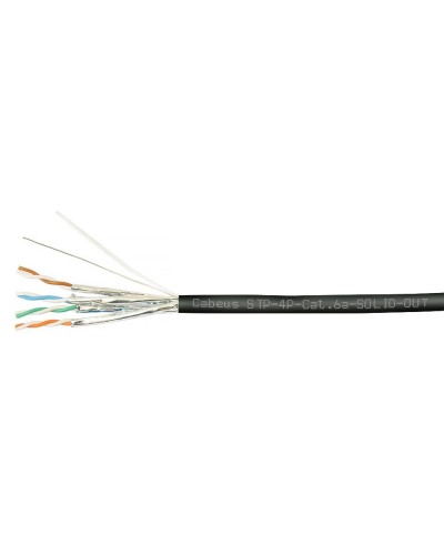 STP-4P-Cat.6a-SOLID-OUT-LSZH-UV (7198c). Кабель «витая пара» (LAN) для структурированных систем связи. CABEUS в Архангельске