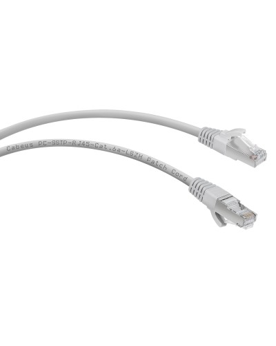 PC-SSTP-RJ45-Cat.6a-1m-LSZH (7901c), серый. Патч-корд медный. CABEUS в Архангельске