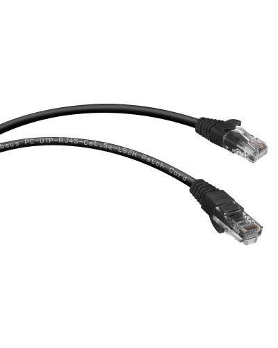 PC-UTP-RJ45-Cat.5e-5m-BK (7691c), чёрный. Патч-корд медный. CABEUS в Архангельске