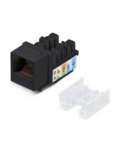 KJ-RJ45-Cat.5e-90-SW-BK (10101c): Вставка Keystone Jack RJ-47 в Архангельске