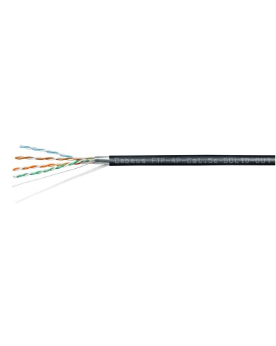 FTP-4P-Cat.5e-SOLID-OUT-LSZH-UV (7176c). Кабель «витая пара» (LAN) для структурированных систем связи. CABEUS в Архангельске