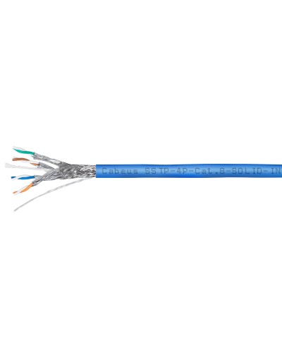 SSTP-4P-Cat.8-SOLID-IN-LSZH-BL (7750c). Кабель «витая пара» (LAN) для структурированных систем связи. CABEUS в Архангельске