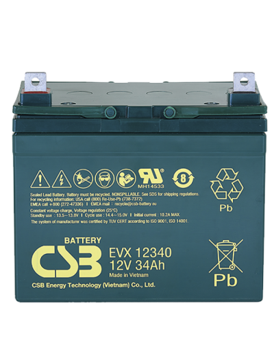 CSB EVX 12340. Аккумулятор герметичный свинцово-кислотный. CSB в Архангельске