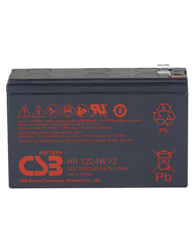 CSB HR 1224W F2 F1. Аккумулятор герметичный свинцово-кислотный. CSB в Архангельске