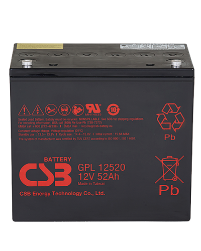 CSB GPL 12520. Аккумулятор герметичный свинцово-кислотный. CSB в Архангельске