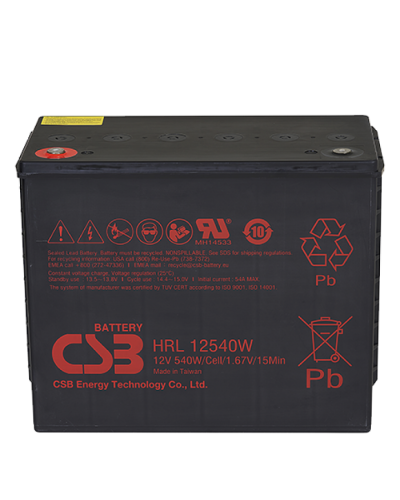 CSB HRL 12540W FR. Аккумулятор герметичный свинцово-кислотный. CSB в Архангельске