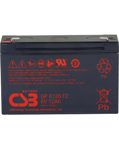 CSB GP 6120. Аккумулятор герметичный свинцово-кислотный. CSB в Архангельске