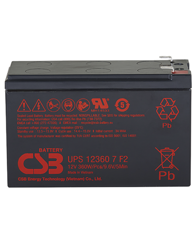 CSB UPS 123607. Аккумулятор герметичный свинцово-кислотный. CSB в Архангельске