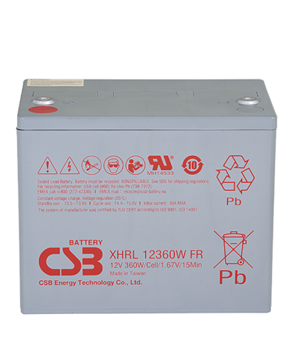 CSB XHRL 12360W FR. Аккумулятор герметичный свинцово-кислотный. CSB в Архангельске