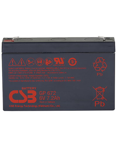 CSB GP 672. Аккумулятор герметичный свинцово-кислотный. CSB в Архангельске