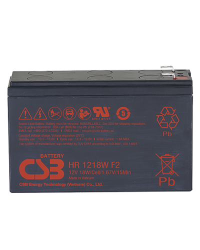 CSB HR 1218W. Аккумулятор герметичный свинцово-кислотный. CSB в Архангельске