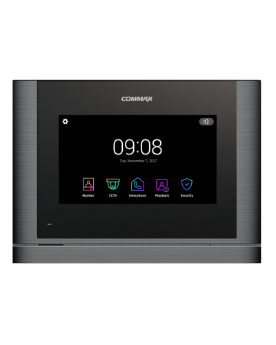 CDV-704MF/XL (темное серебро) Black Smog. Монитор видеодомофона цветной. Commax в Архангельске