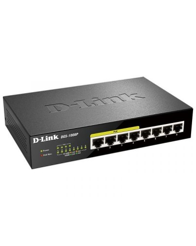 DGS-1008P/E1A. Коммутатор. D-Link в Архангельске