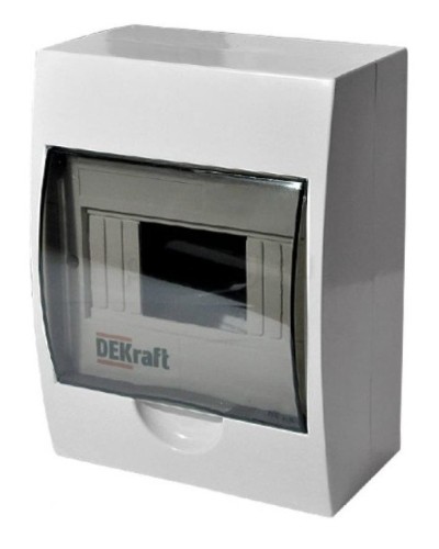 ЩРН-П-8 IP41 настенный (31010DEK). Щиток модульный с прозрачной дверцей. DEKraft в Архангельске