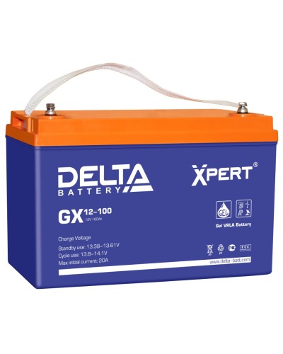 Delta GX 12-100. Аккумулятор герметичный свинцово-кислотный. Delta в Архангельске