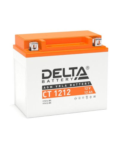 Delta CT 1212. Аккумулятор герметичный свинцово-кислотный стартерный. Delta в Архангельске
