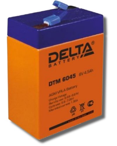 Delta DTM 6045. Аккумулятор герметичный свинцово-кислотный. Delta в Архангельске