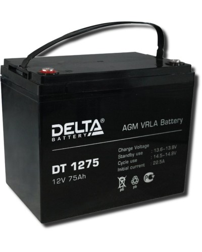 Delta DT 1275. Аккумулятор герметичный свинцово-кислотный. Delta в Архангельске