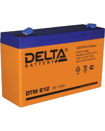 Delta DTM 612. Аккумулятор герметичный свинцово-кислотный. Delta в Архангельске