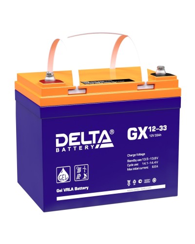 Delta GX 12-33. Аккумулятор герметичный свинцово-кислотный. Delta в Архангельске