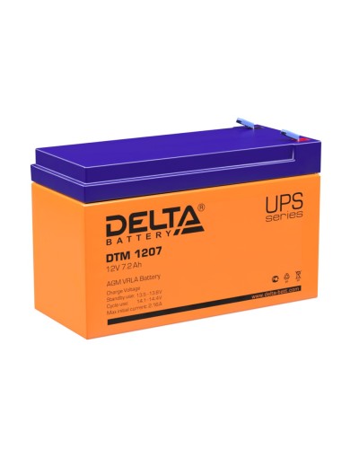 Delta DTM 1207. Аккумулятор герметичный свинцово-кислотный. Delta в Архангельске