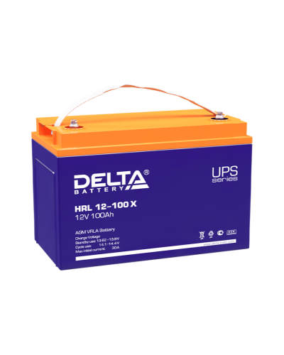 Delta HRL 12-100 X. Аккумулятор герметичный свинцово-кислотный. Delta в Архангельске