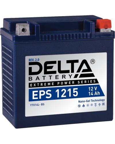Delta EPS 1215. Аккумулятор герметичный свинцово-кислотный стартерный. Delta в Архангельске