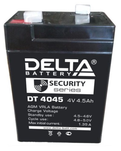 Delta DT 4045 (47мм). Аккумулятор герметичный свинцово-кислотный. Delta в Архангельске