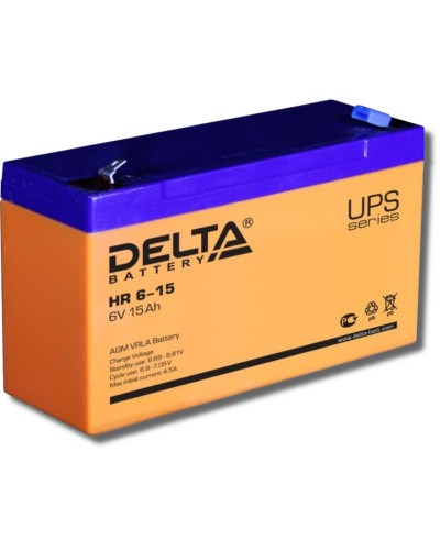 Delta HR 6-15. Аккумулятор герметичный свинцово-кислотный. Delta в Архангельске