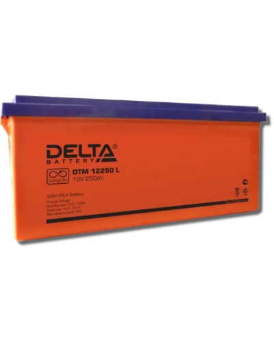 Delta DTM 12250 L. Аккумулятор герметичный свинцово-кислотный. Delta в Архангельске