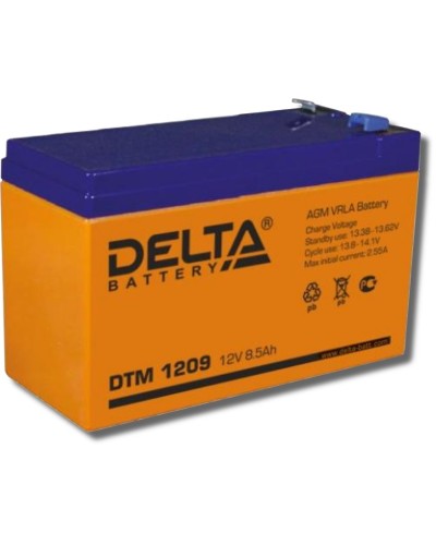 Delta DTM 1209. Аккумулятор герметичный свинцово-кислотный. Delta в Архангельске